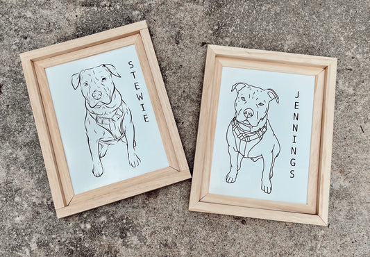 Custom pet portrait