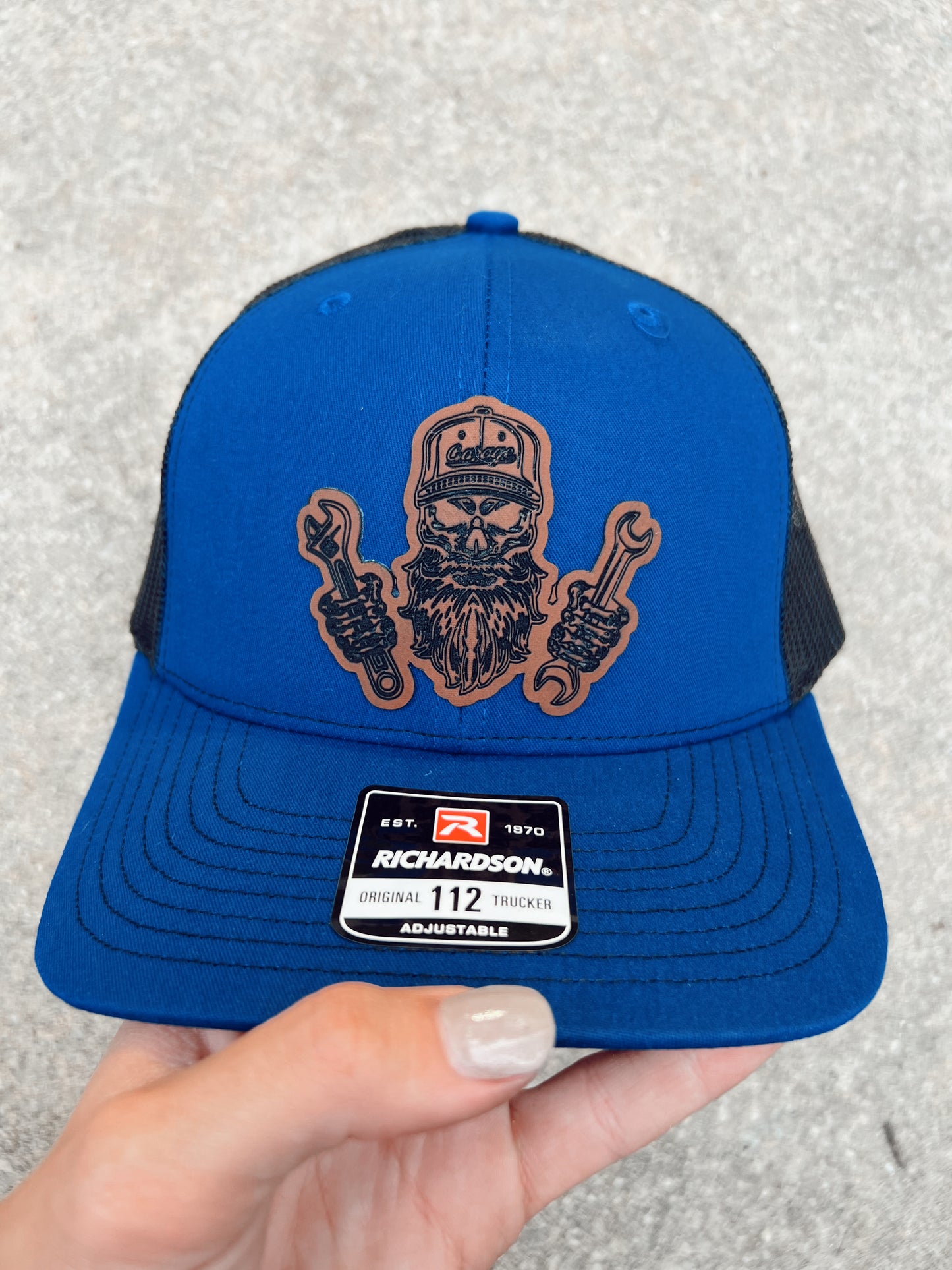 Bearded Skull Mechanic Hat