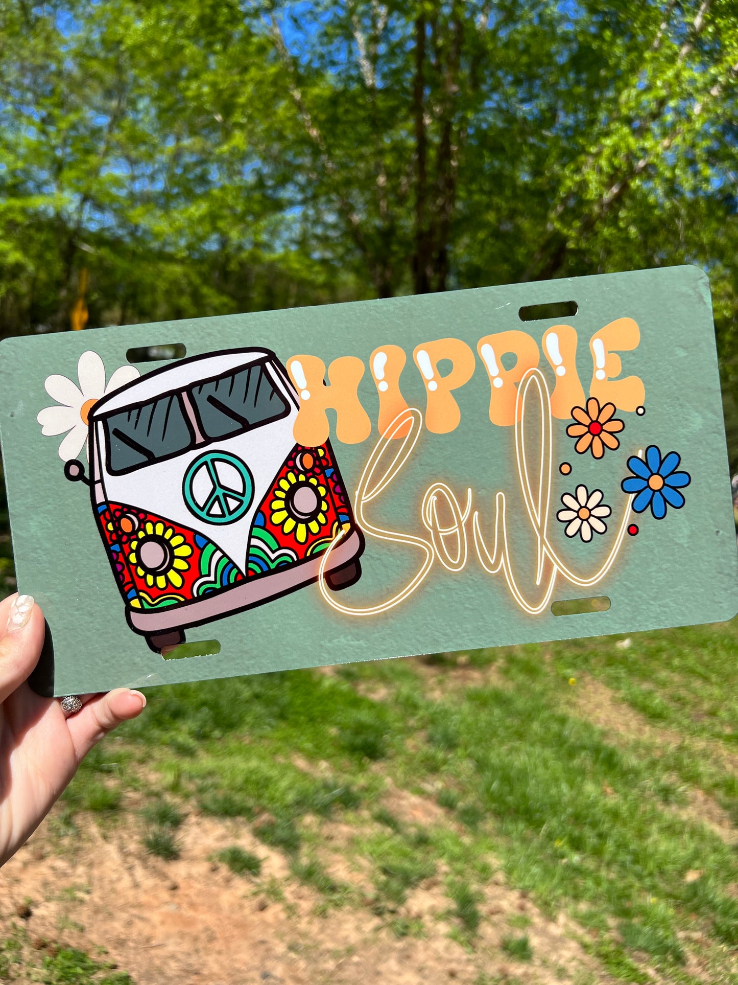 Hippy Soul License Plate