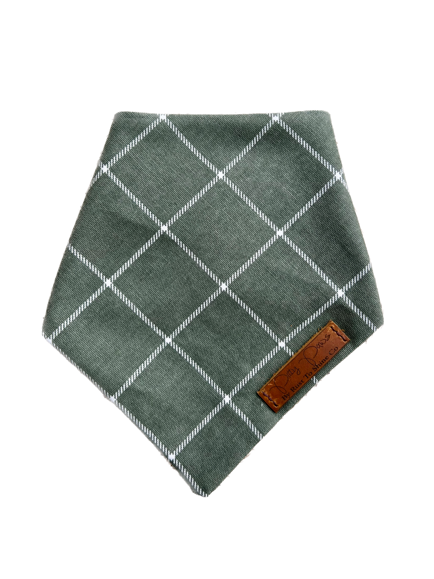 Sage Stripe Dog Bandana