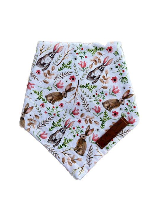 Rabbits & Leafs Dog bandana